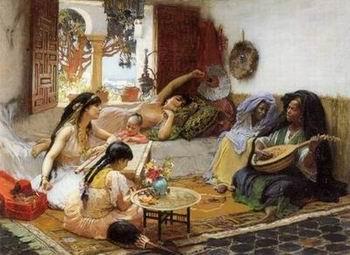 unknow artist Arab or Arabic people and life. Orientalism oil paintings  335